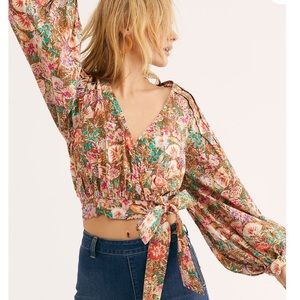 Free people wrap top